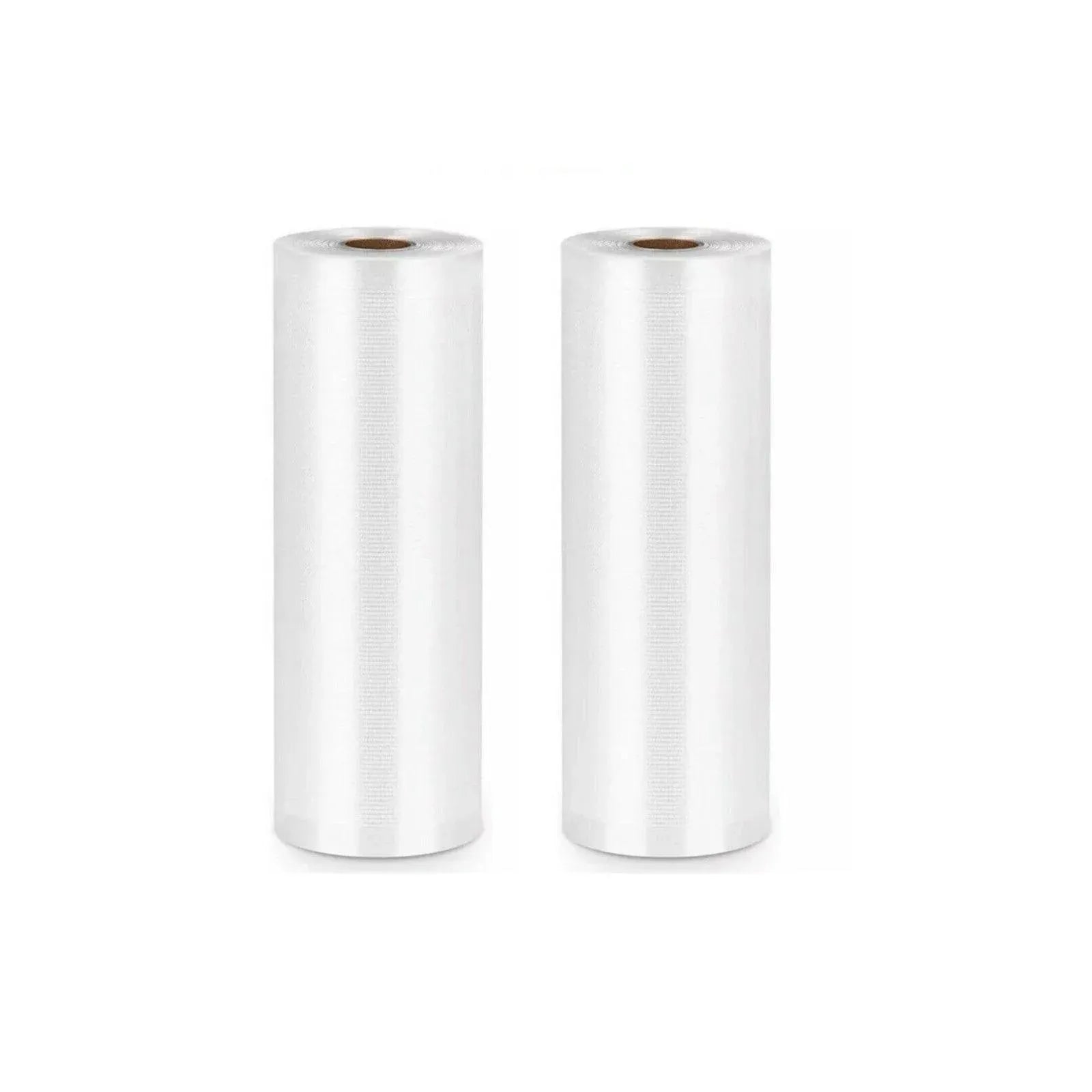 1-10x Commercial Heat-Resistant Vacuum Sealer Rolls for Food Storage - 2 Rolls (32cm x 5m)